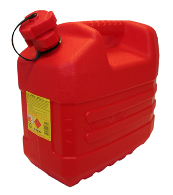Jerrican 10L rouge special hydrocarbures