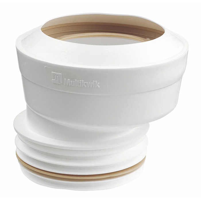 Sortie WC excentrique souple(18mm) 90mm