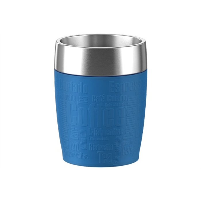 TRAVEL CUP isother 0,20L inox/bleu océan