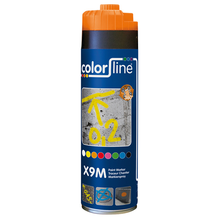 X9M Paint Marker - 500 ml - bleu fluo