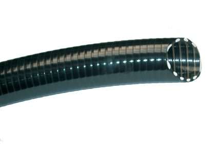 Fittingteile Tuyau en spirale en plastique PVC Superflex au mètre . diamètre intérieur : 125 mm tuyau d'aspiration 