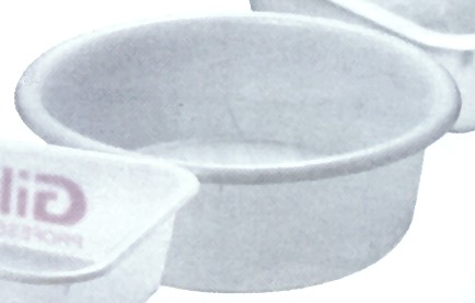 GILAC cuvette ronde 4,5L blanc