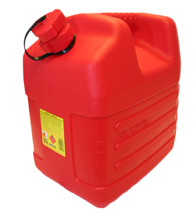 Jerrican 20L rouge special hydrocarbures