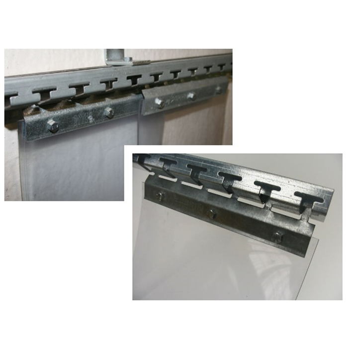 Lamelle PVC set de serrage 300mm