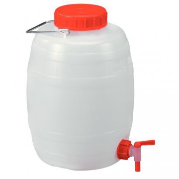 Baril pour liquides avec robinet - 15L