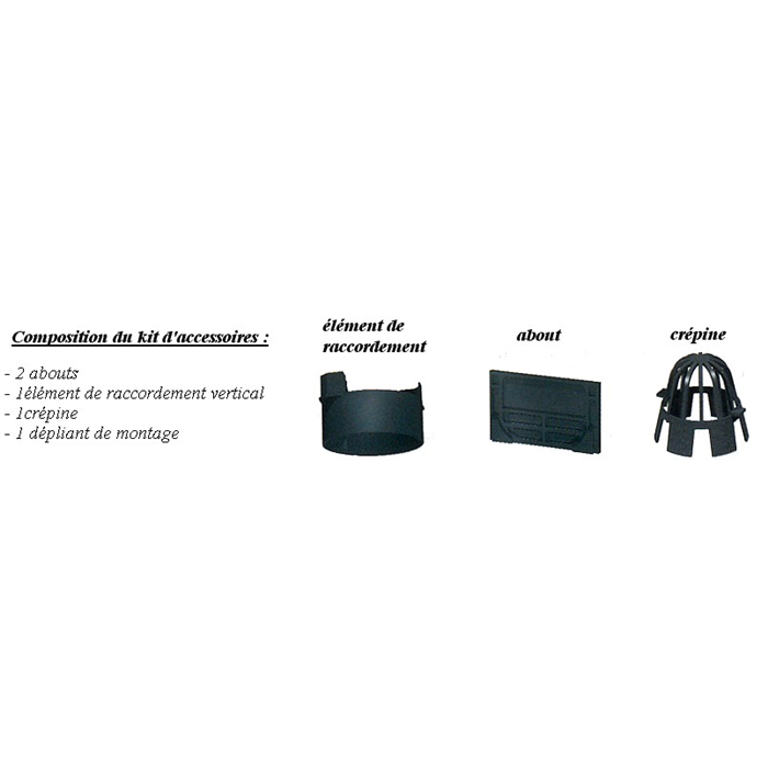 Cleanfast kit d'accessoires noir