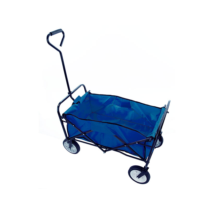 Chariot pliable bleu 64x90x54cm