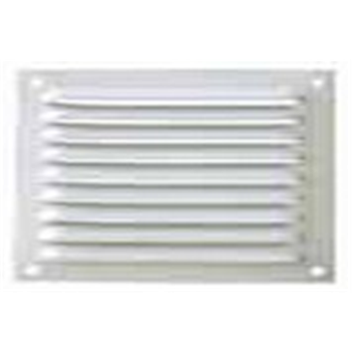 Grille rectangulaire blanc 100x200mm a/m