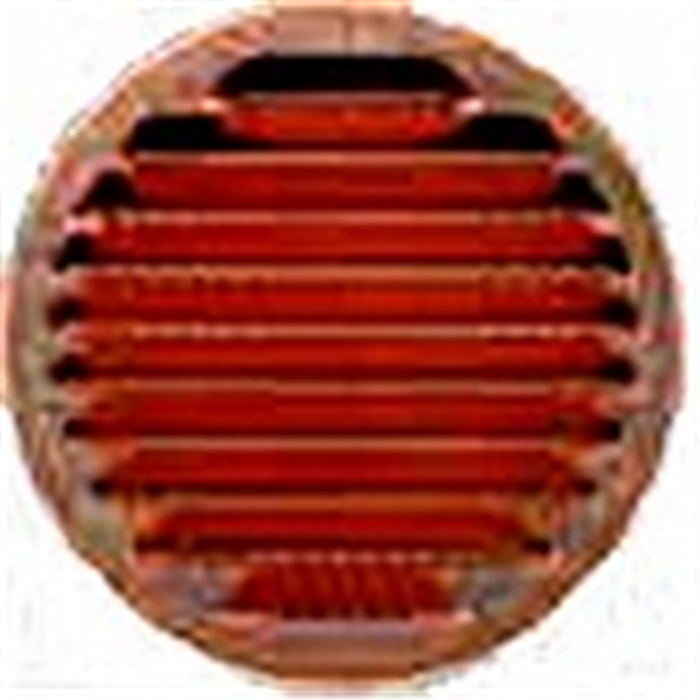 Grille ronde pers. Cuivre D100
