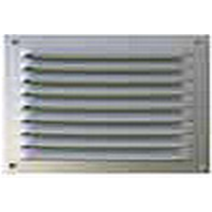 Grille rect. alu anod. 100x200mm a/m v