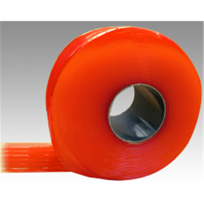 Lamelle PVC souple orange op 300x3mm det