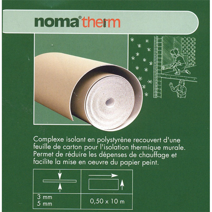 Noma-therm isol.therm.mural 3mm 0,5x10m