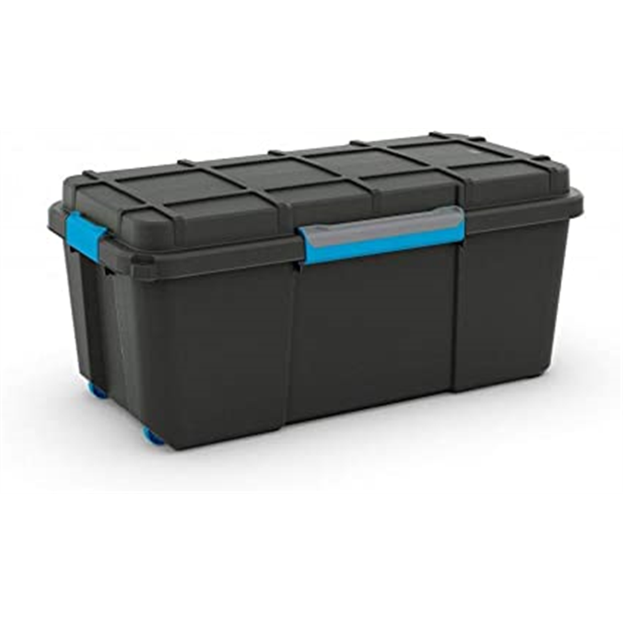 Scuba Box L avec joint étanche noir/bleu
