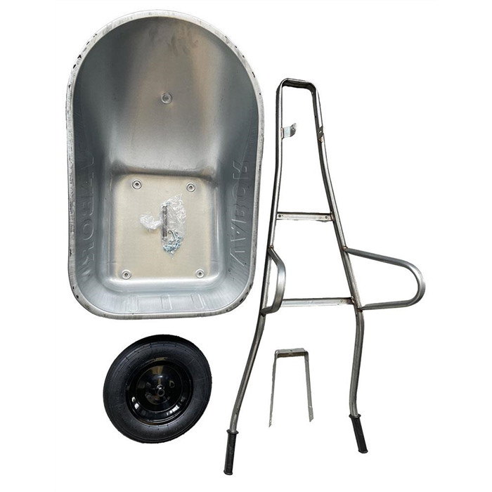 Brouette 90L galvanisé 1,1mm non montée Brouette 90L galvanisé 1,1mm non montée