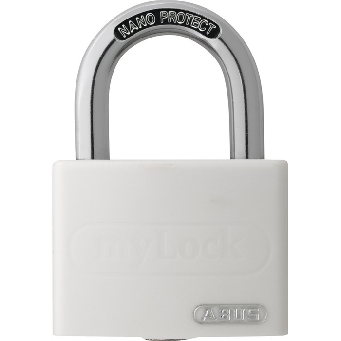 Cadenas à clé T65AL/40 blanc Lock-Tag Cadenas à clé T65AL/40 blanc Lock-Tag