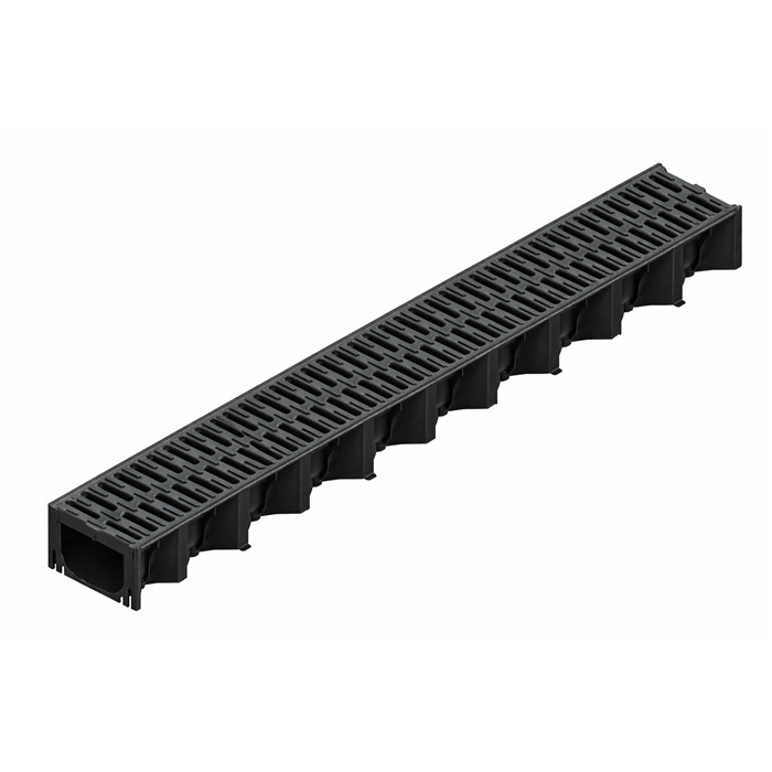 CLEANFAST caniveau PP noir 1m A15 CLEANFAST caniveau PP noir 1m A15