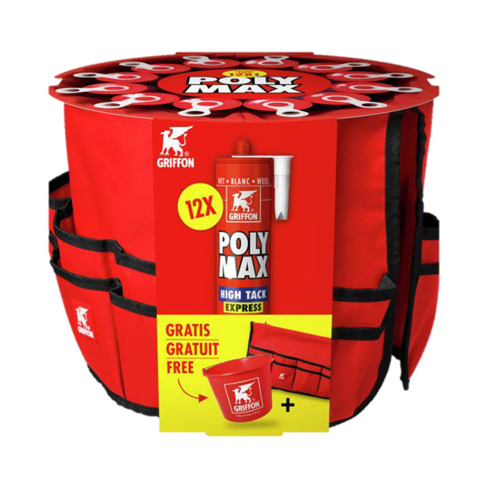 Colle Polymax High Tack - seau 12 pcs Colle Polymax High Tack - seau 12 pcs