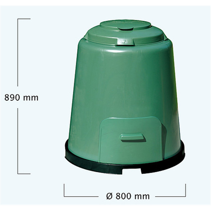 Composteur 280L vert H 1075/Diam 725mm Composteur 280L vert H 1075/Diam 725mm