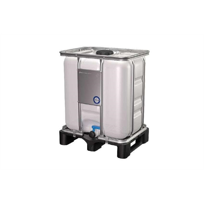 Conteneur IBC 300L blanc sur palette Conteneur IBC 300L blanc sur palette