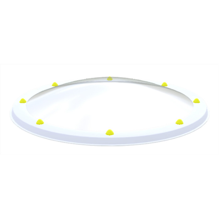 Coupole Ø 130 3 parois transp. Coupole Ø 130 3 parois transp.