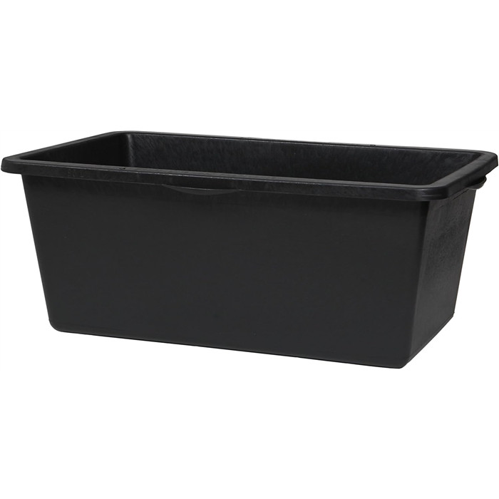 Cuvelle rect. PE noir 90L 785x470x312mm Cuvelle rect. PE noir 90L 785x470x312mm