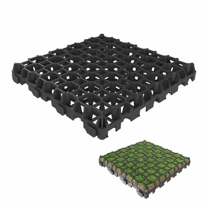 Dalle OCITY NGR65 gazon/gravier 500x500 Dalle OCITY NGR65 gazon/gravier 500x500