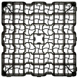 Dalle TerraDall 50x50x5cm gazon/gravier