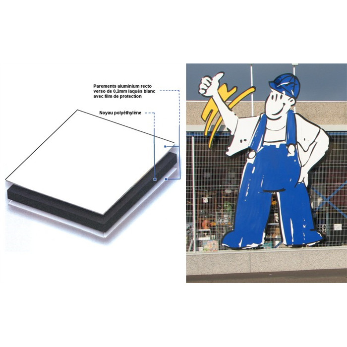 Dilite 2mm blanc  1250x2500 dec.2,9kg/m² Dilite 2mm blanc  1250x2500 dec.2,9kg/m²