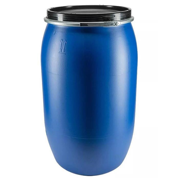 Fut grde ouv.220L bleu couv.cercl.metal Fut grde ouv.220L bleu couv.cercl.metal