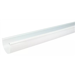 G25 Blanc gouttiere 125mm 4m