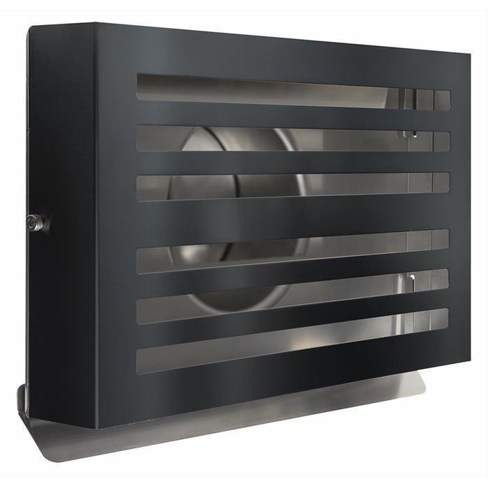 Grille clapet (A/R) BETA noir Ø125mm Grille clapet (A/R) BETA noir Ø125mm