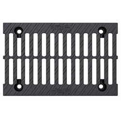 Grille fonte dbl fente sir200AS D400 0,5