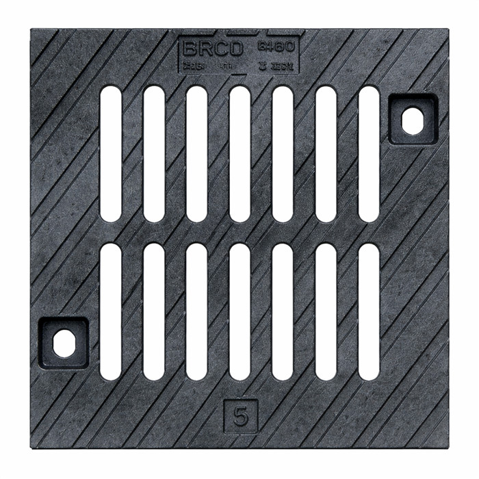 Grille fonte noire 300x300mm D400/E600 Grille fonte noire 300x300mm D400/E600