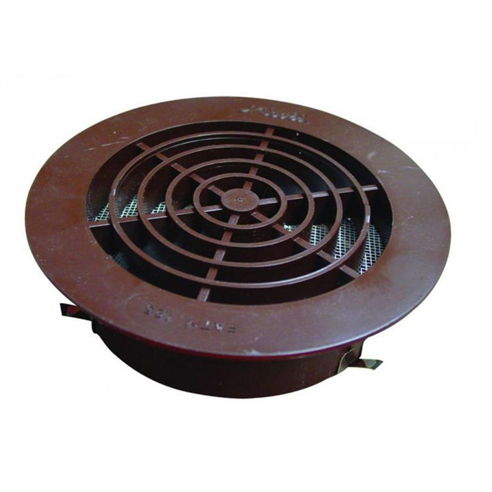 Grille ronde marron GATM160 moustiquaire Grille ronde marron GATM160 moustiquaire