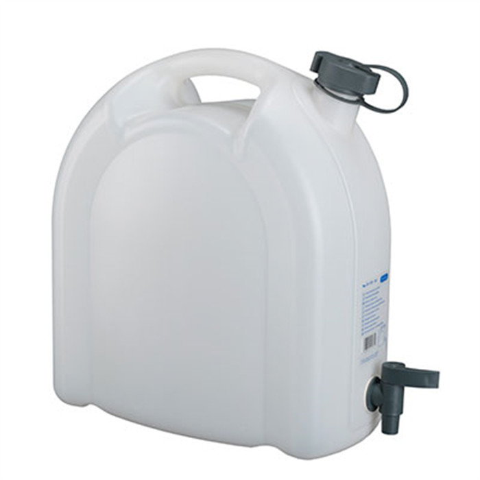 Jerrican AL HDPE 15L blanc + robinet Jerrican AL HDPE 15L blanc + robinet