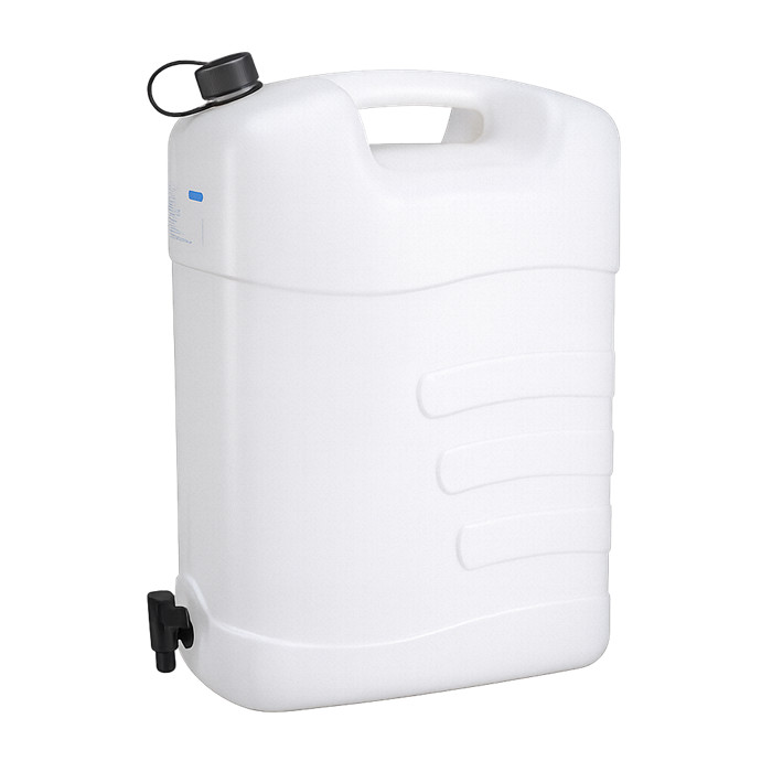 Jerrican AL HDPE 35L blanc + robinet Jerrican AL HDPE 35L blanc + robinet