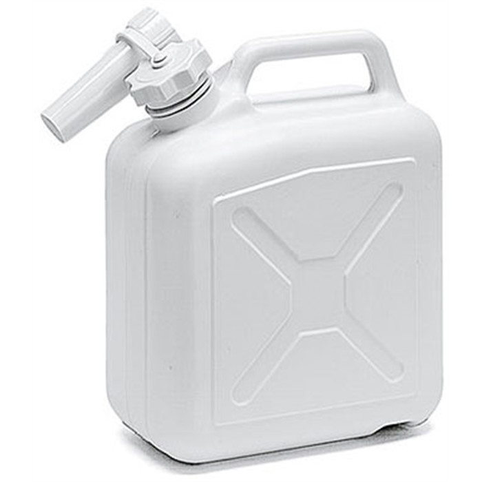 Jerrican blanc avec bec verseur 5L Jerrican blanc avec bec verseur 5L