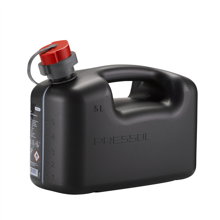 Jerrican Fuel PE-5l avec flexible noir Jerrican Fuel PE-5l avec flexible noir