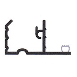 LP profile de cote PVC blanc