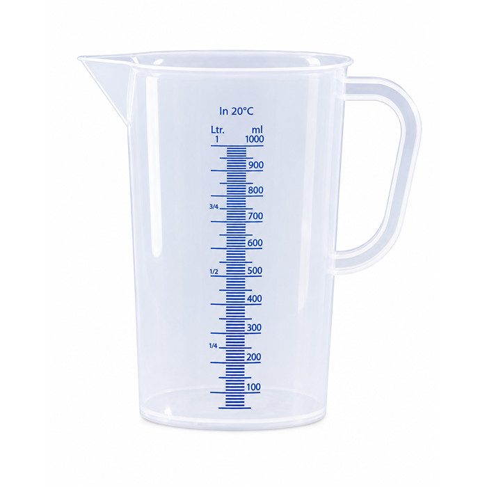 Mesure 1000ml PP graduée Mesure 1000ml PP graduée