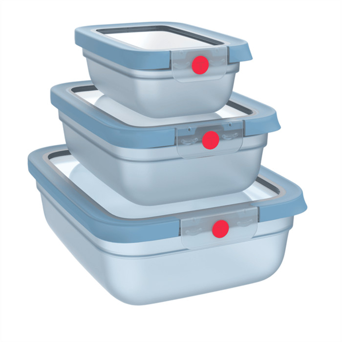 OneClick boîte fraicheur Set 3 pcs bleu OneClick boîte fraicheur Set 3 pcs bleu