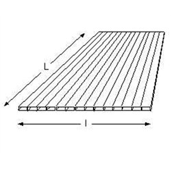 Pl. plexi RESIST 2P 16-64 980mm clair