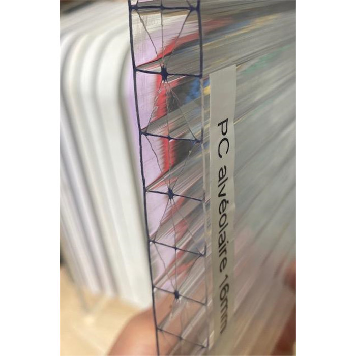 Plaque PC alv.XXX 16mm incol. l=980mm Plaque PC alv.XXX 16mm incol. l=980mm