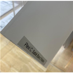 Plexi C FROST  5mm blanc polaire decoupe
