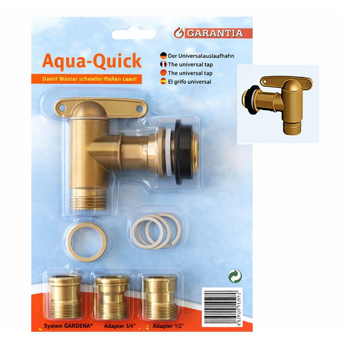 Robinet Aqua Quick PE imitation laiton Robinet Aqua Quick PE imitation laiton