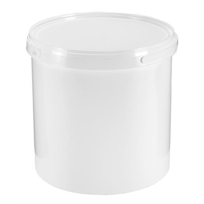 Seau rond anse plastique 10,8L  - blanc Seau rond anse plastique 10,8L  - blanc