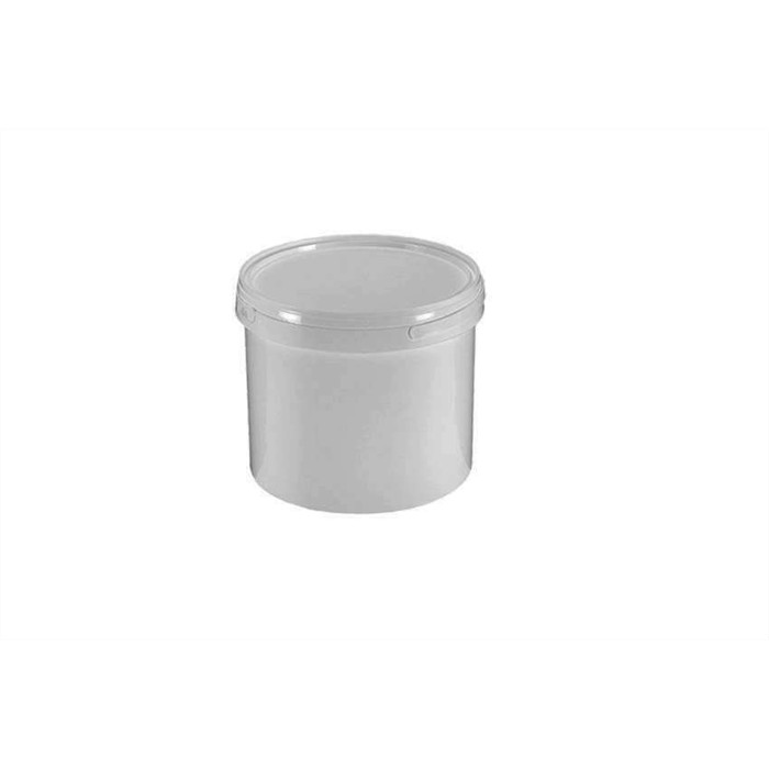 Seau rond anse plastique 10,8L - transp Seau rond anse plastique 10,8L - transp
