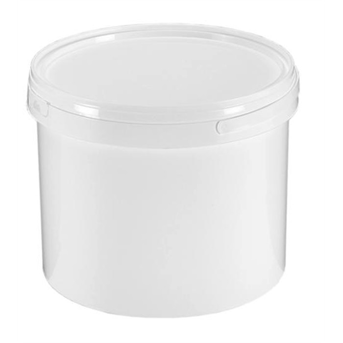 Seau rond anse plastique 5,5L  - blanc Seau rond anse plastique 5,5L  - blanc