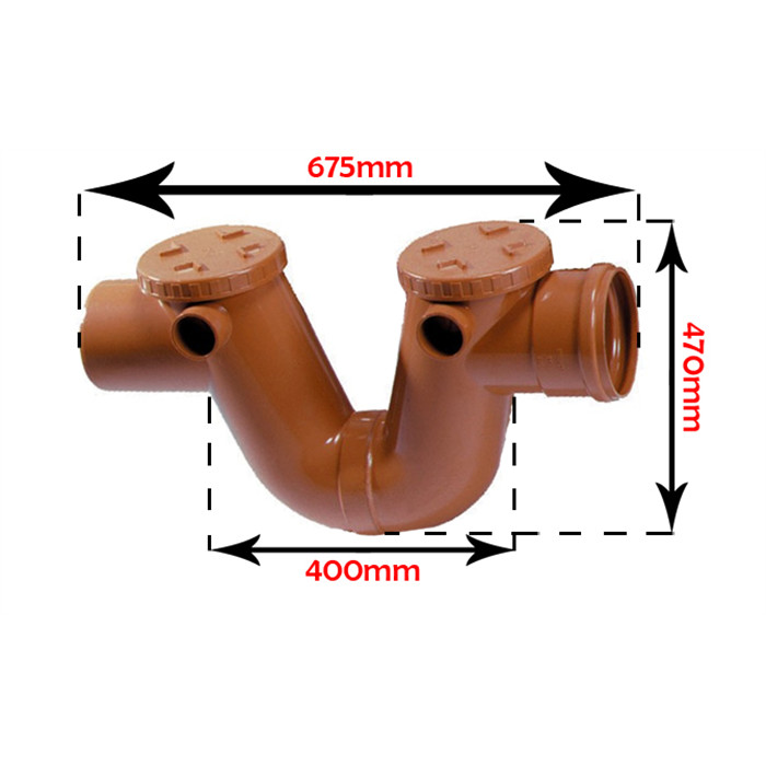 Siphon RB SN4 160mm 87° MF Siphon RB SN4 160mm 87° MF