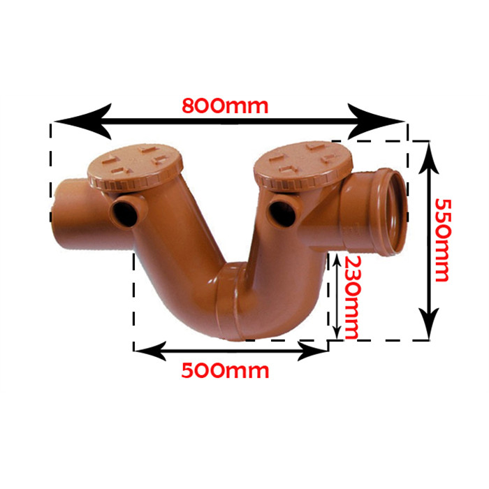 Siphon RB SN4 200mm 87° MF Siphon RB SN4 200mm 87° MF